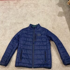 Vineyard Vines Blue Quilted Puffer Coat